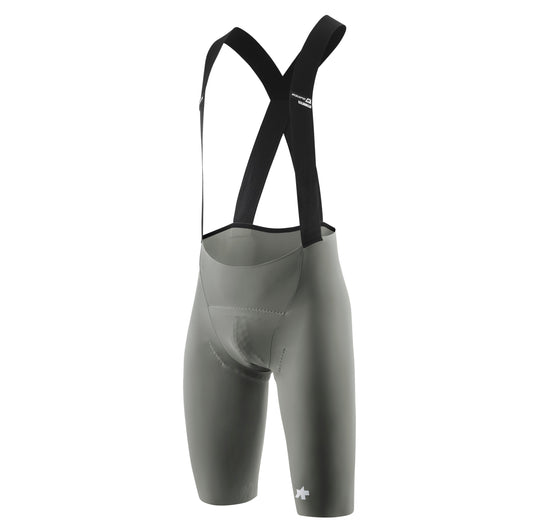 Smalbensbyxor med hängslen ASSOS EQUIPE R S11 Khaki