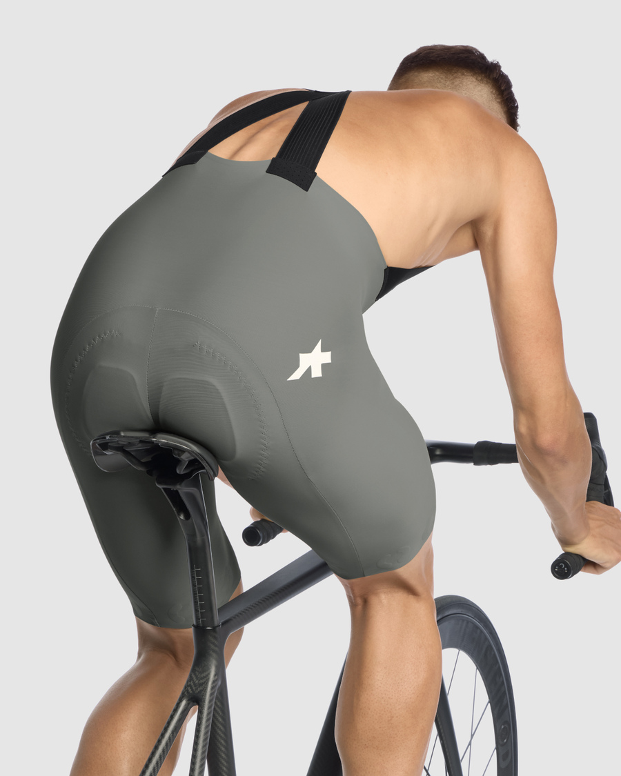 ASSOS EQUIPE R S11 Khaki Bib Shorts