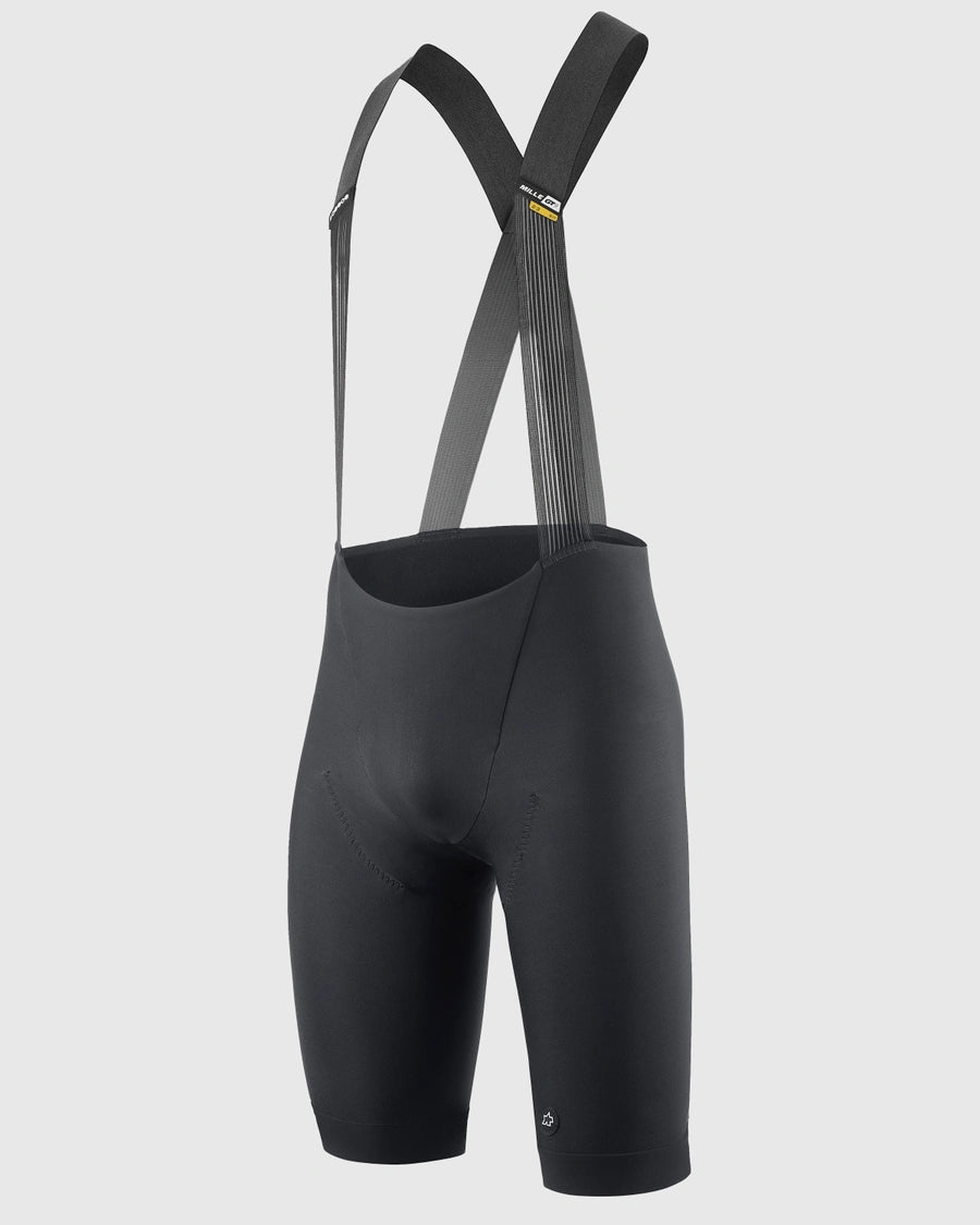 Korte seler-cykelshorts ASSOS MILLE GTS SPRING FALL S11 Sort
