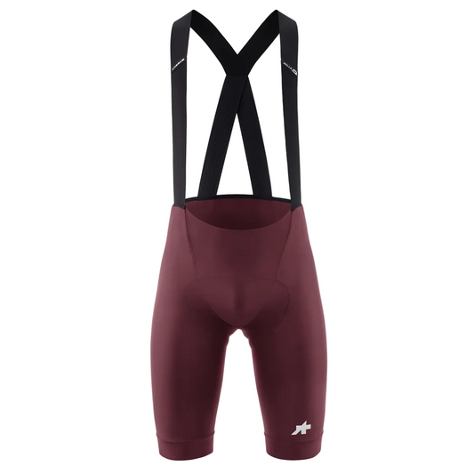 Krátký laclový cyklistický dres ASSOS MILLE GT S11 Burgundy Red