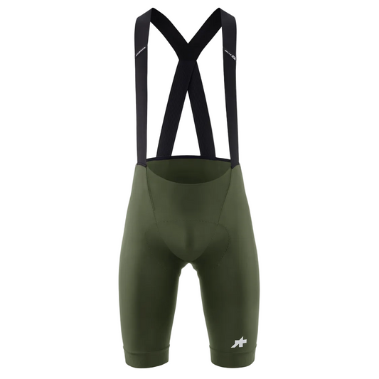 Krátký laclový cyklistický dres ASSOS MILLE GT S11 Moss Green