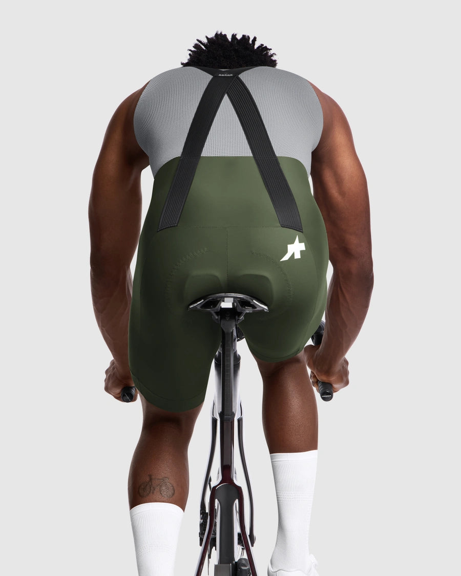 Kortbyxa med Hängslen ASSOS MILLE GT S11 Moss Green