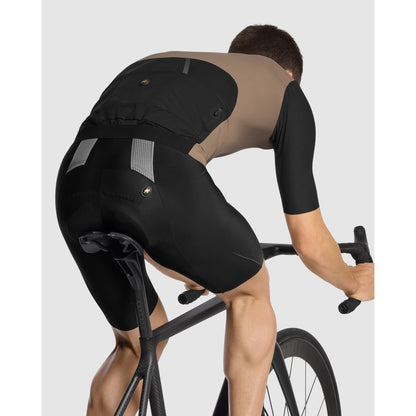 Dres ASSOS EQUIPE RS S11 s krátkými rukávy černý/béžový