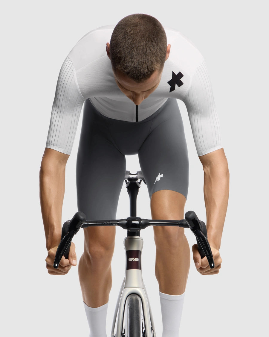 Wielershirt ASSOS EQUIPE RS S11 Korte Mouwen Wit