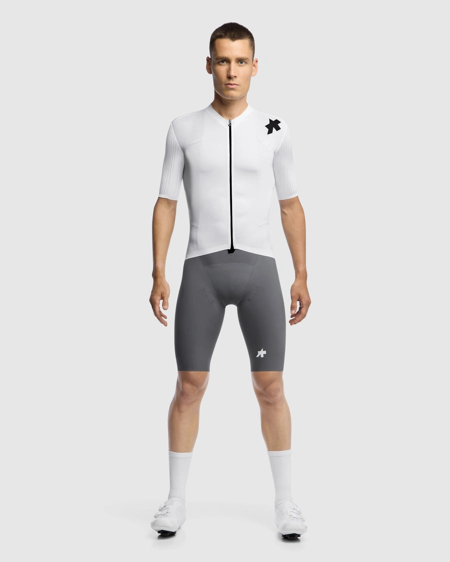 Wielershirt ASSOS EQUIPE RS S11 Korte Mouwen Wit