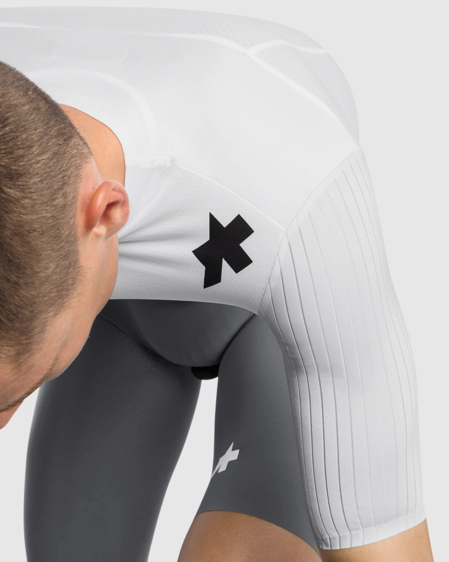 Wielershirt ASSOS EQUIPE RS S11 Korte Mouwen Wit