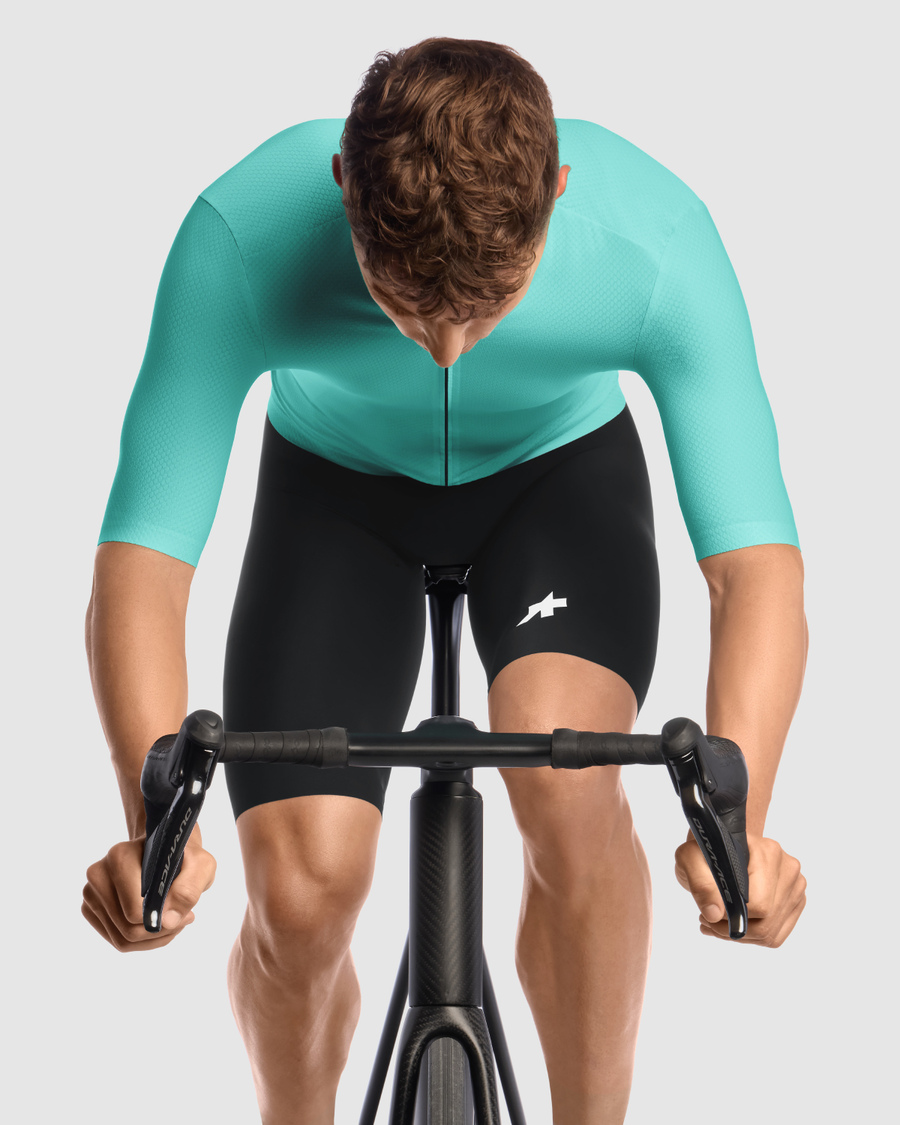 Tröja ASSOS EQUIPE R S11 Korta ärmar Grön