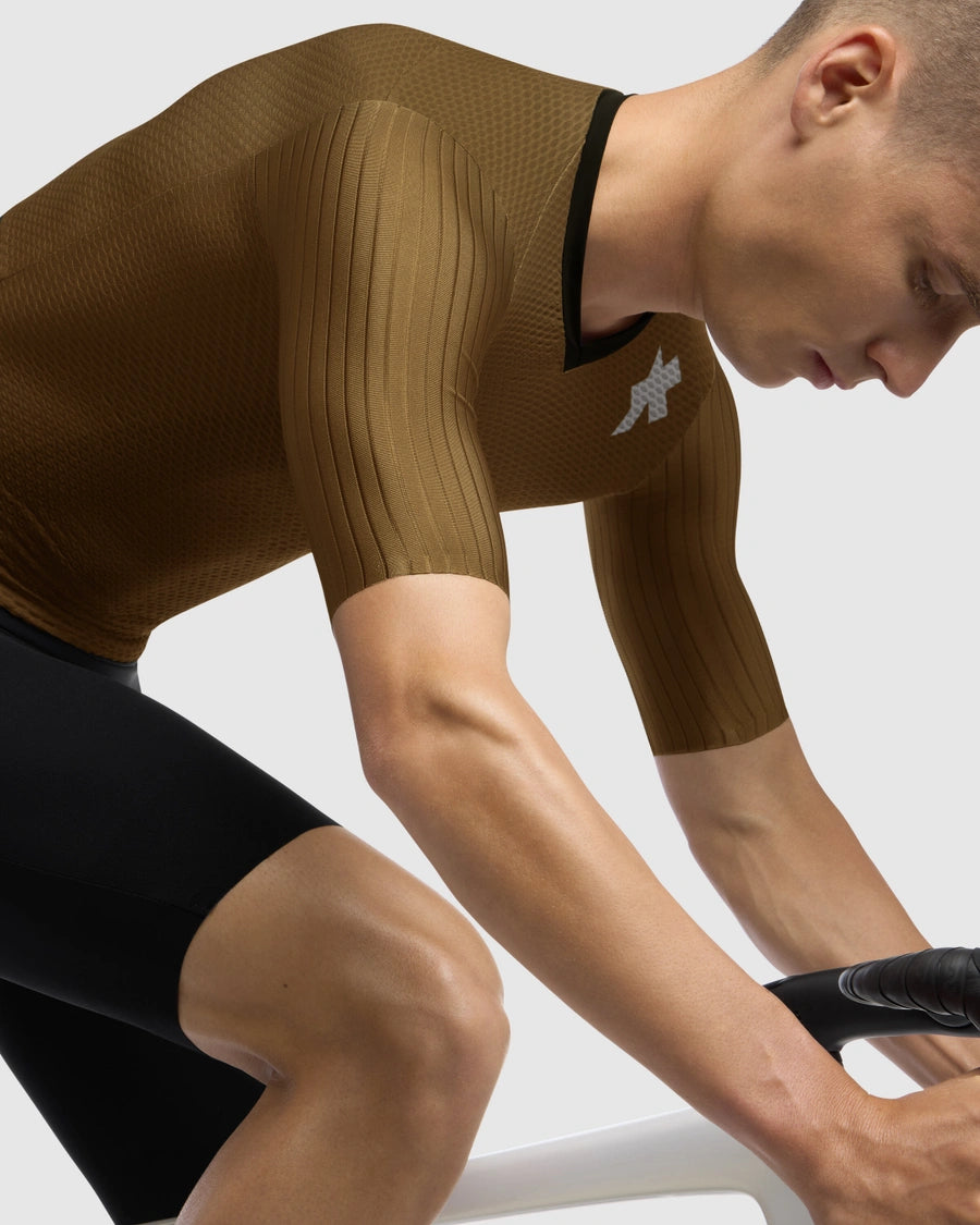 Tröja ASSOS EQUIPE RSR S11 Korta ärmar Brons