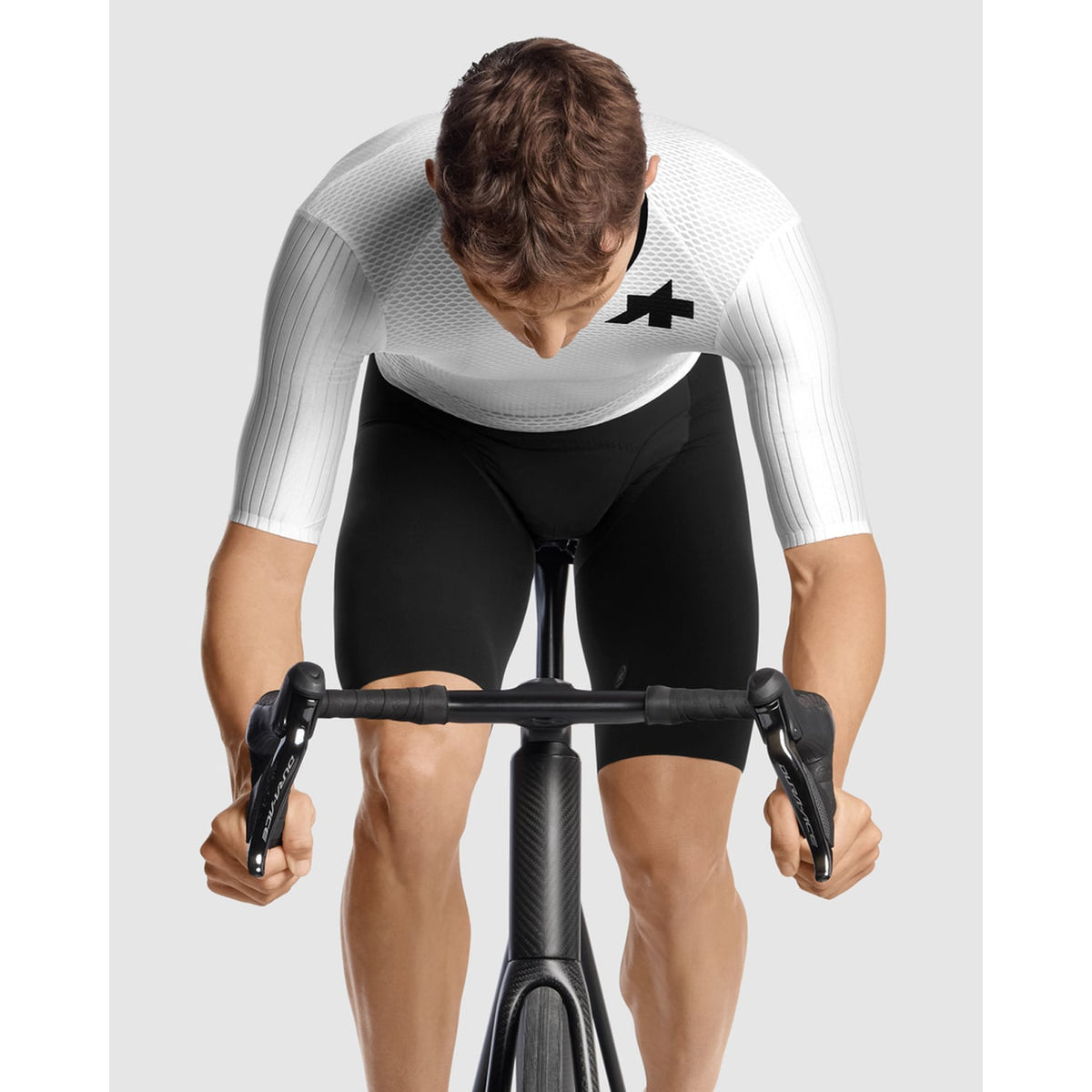 Jersey ASSOS EQUIPE RSR S11 Kortärmar Vit