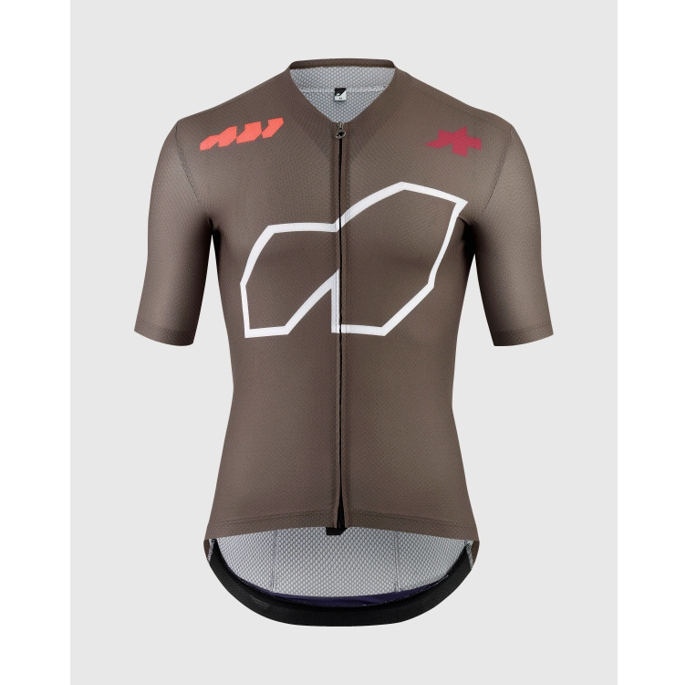 ASSOS EQUIPE R S11 We are the A Short Sleeve Jersey Brown