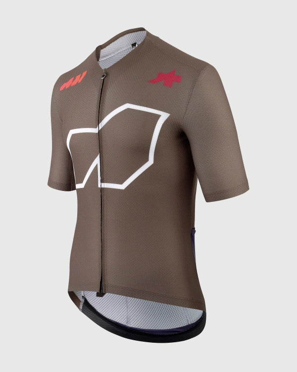 ASSOS EQUIPE R S11 We are the A Short Sleeve Jersey Brown