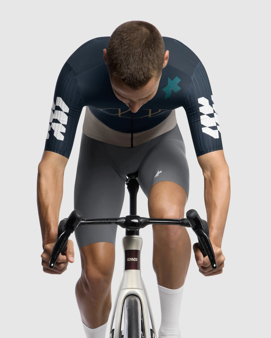 ASSOS EQUIPE RS S11 Something to Say Short Sleeve Jersey Blue