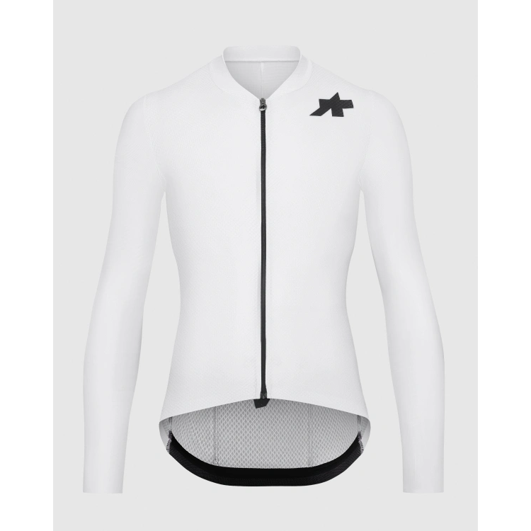 Shirt ASSOS MILLE GT S11 EVO Lange Mouwen Wit