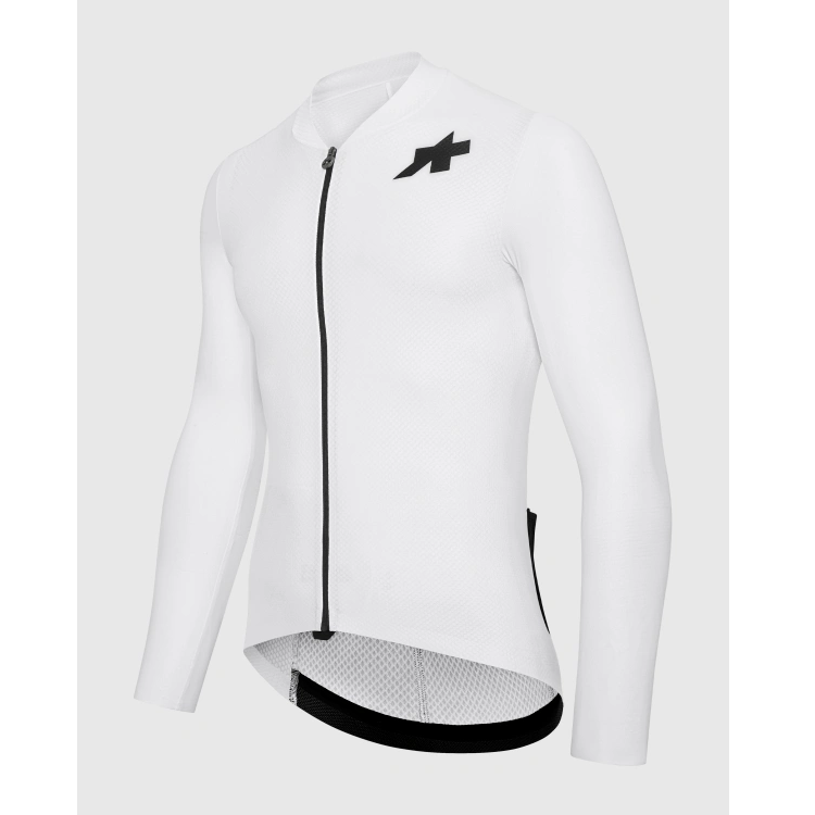 Shirt ASSOS MILLE GT S11 EVO Lange Mouwen Wit