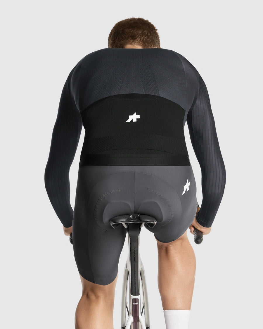 Långärmad Tröja ASSOS EQUIPE RS S11 Svart/Grå