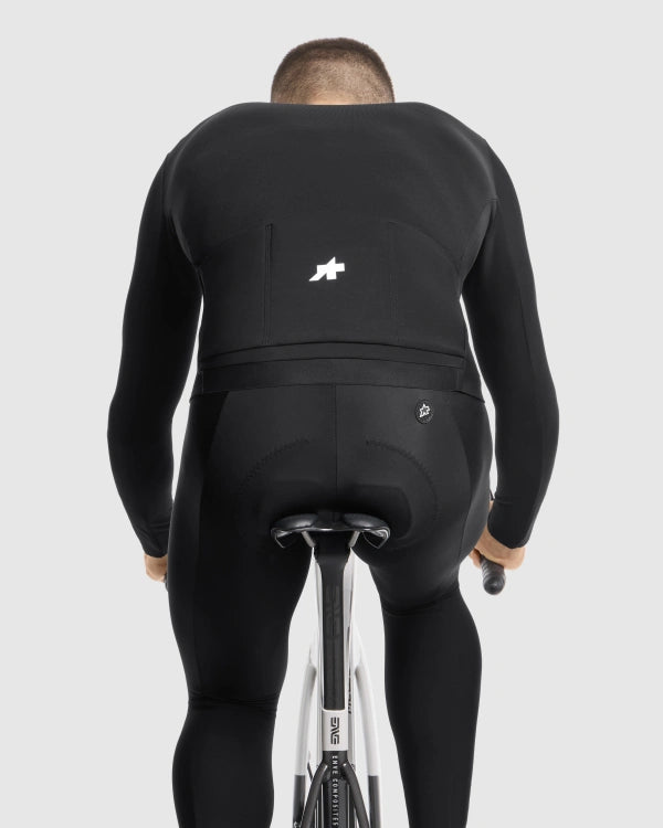 Trøje ASSOS MILLE GT SPRING FALL S11 Lange Ærmer Sort