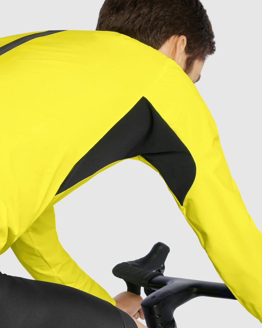 ASSOS MILLE GTS WASSERSCHNAUZE RAIN S11 Optic Yellow Jacket