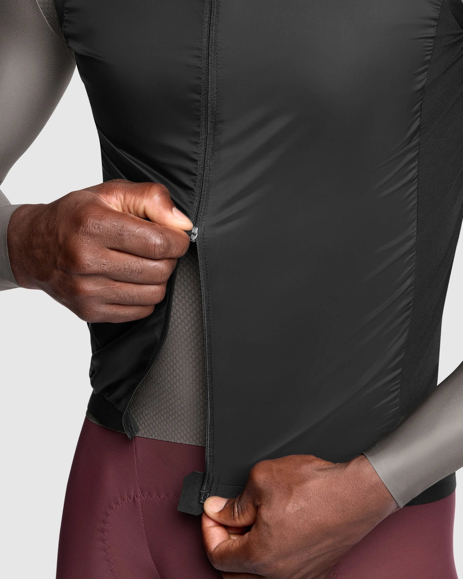 Ärmlös jacka ASSOS MILLE GT WIND S11 Svart