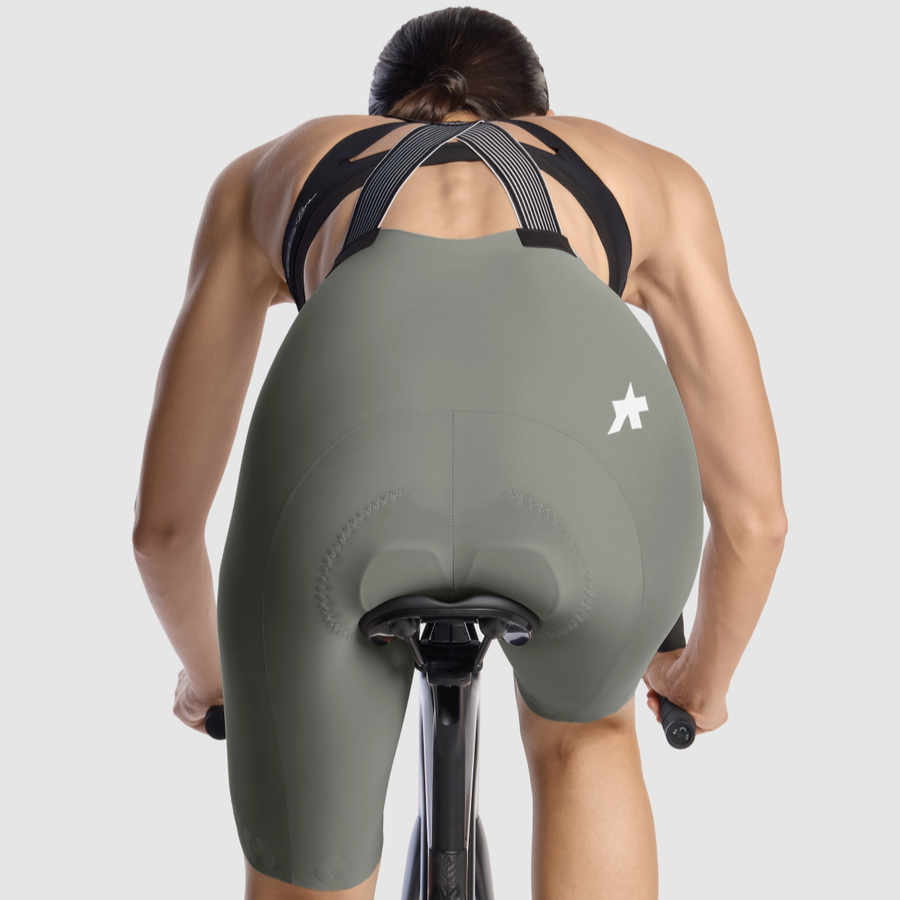 ASSOS DYORA R S11 Women's Bib Shorts Khaki