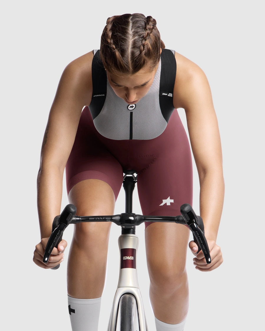 Bib-shorts ASSOS UMA GT S11 Dame Burgundy Red
