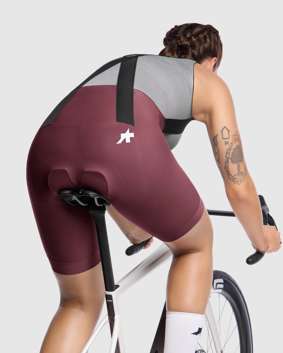 Bib-shorts ASSOS UMA GT S11 Dame Burgundy Red