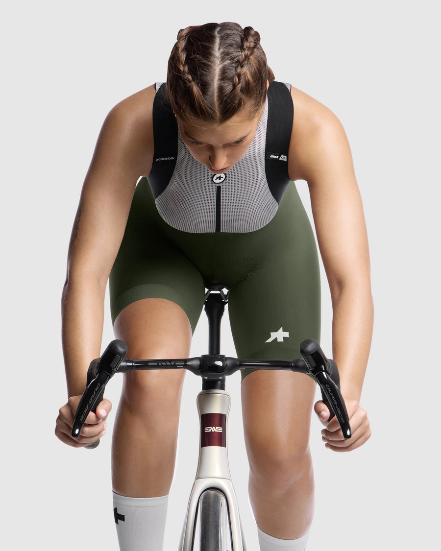 Korte Bretelsbroek ASSOS UMA GT S11 Dames Moss Green