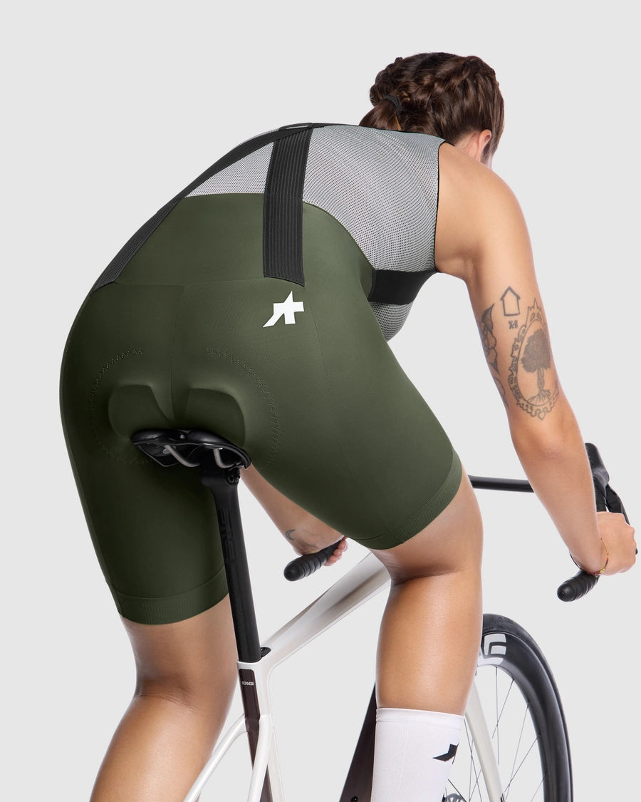 Korte Bretelsbroek ASSOS UMA GT S11 Dames Moss Green