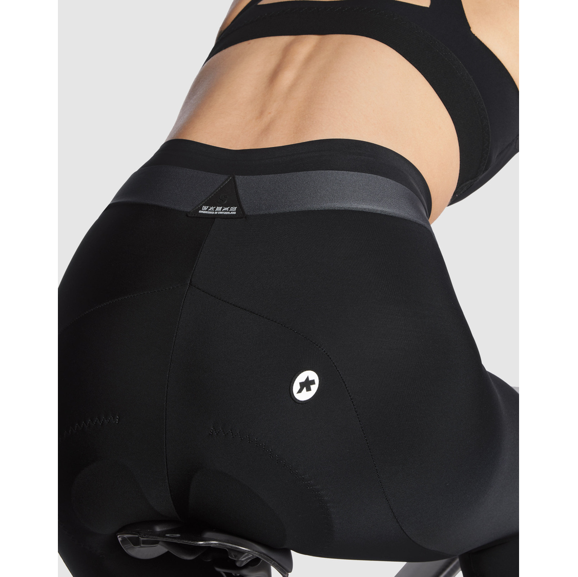 3/4-bukser ASSOS UMA GT SPRING FALL C2 Dame Sort
