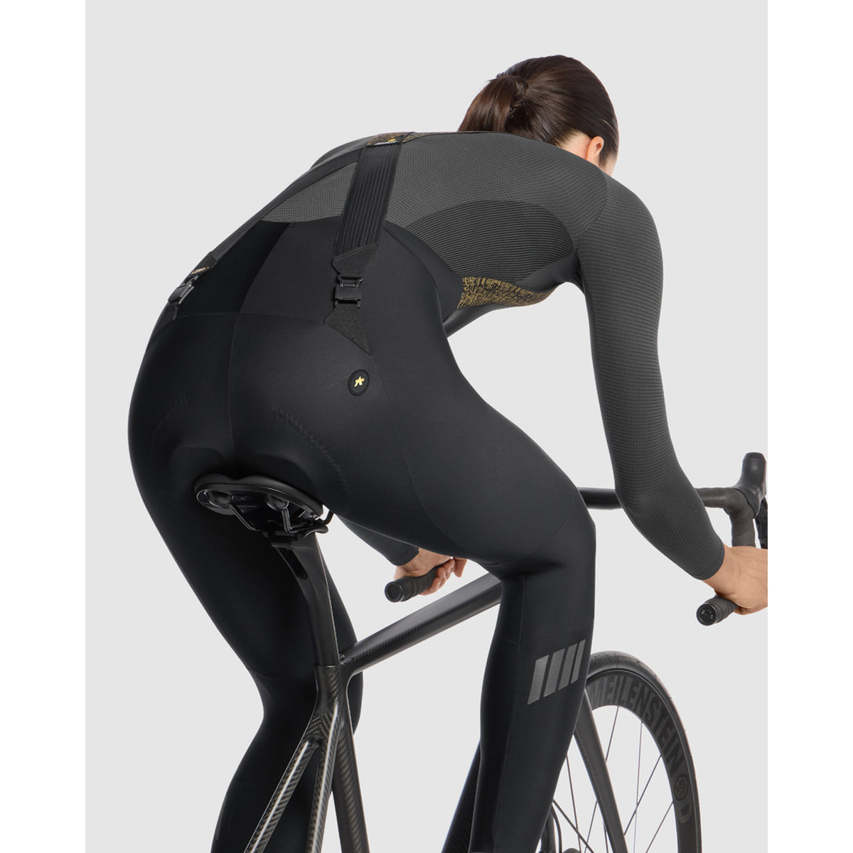 Langt bib-shorts ASSOS UMA GTV SPRING FALL S11 Dame Sort