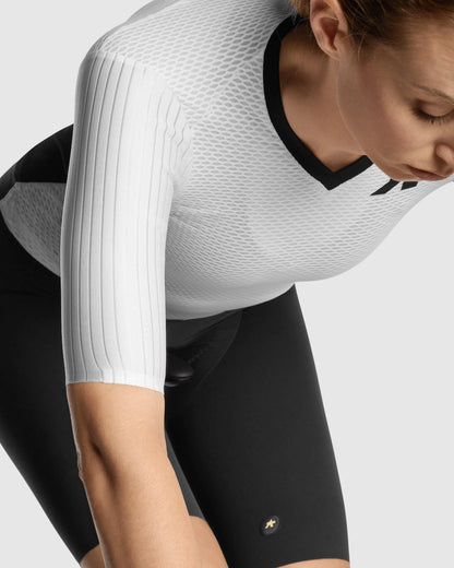 Maillot ASSOS DYORA RSV S11 Korte Mouwen Dames Wit
