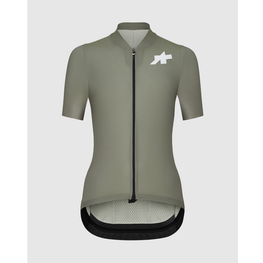 Trøje ASSOS UMA GT S11 EVO Korte Ærmer Dame Edge Green