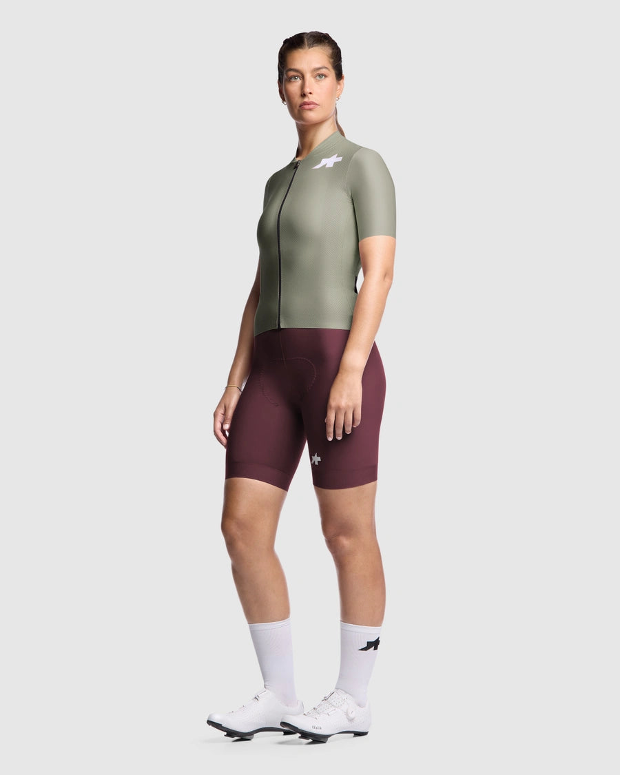 Trøje ASSOS UMA GT S11 EVO Korte Ærmer Dame Edge Green