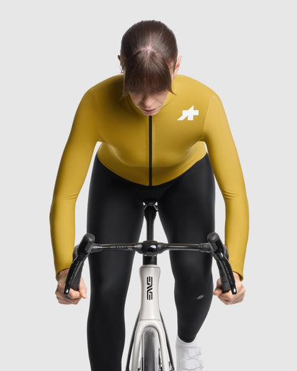 Trøje ASSOS MILLE GT SPRING FALL S11 Langærmet Dame Gul