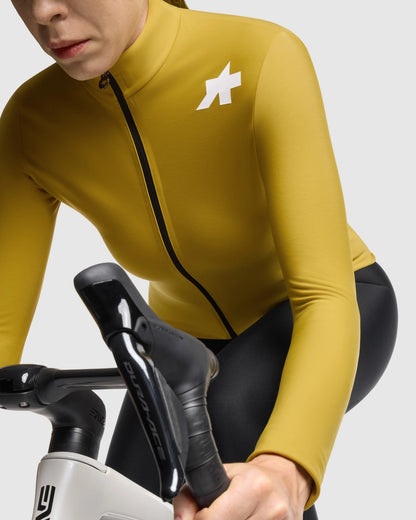 Trøje ASSOS MILLE GT SPRING FALL S11 Langærmet Dame Gul