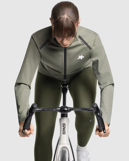 Takki ASSOS MILLE GT SHELL S11 EVO Nainen Vihreä