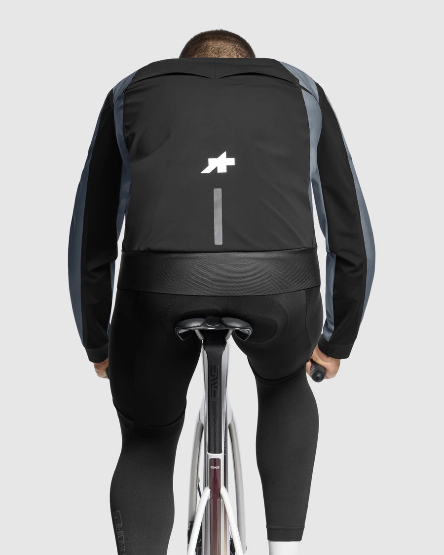 ASSOS MILLE GTS STURMPRINZ RAIN S11 Jacket Blue/Silver