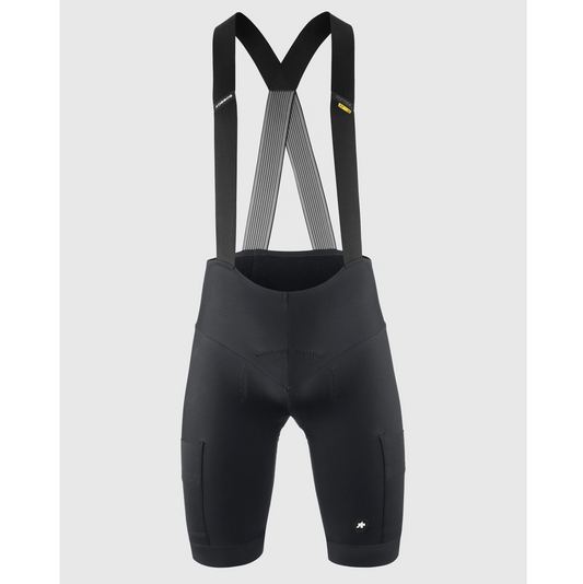 Korta Hängslebyxor ASSOS TACTICA SPRING FALL T5 Svart