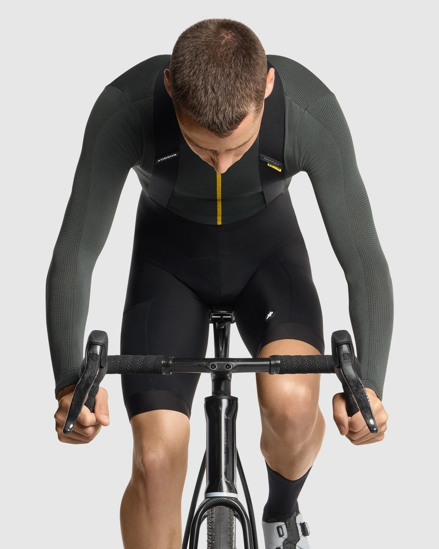 Kort sele-cuissard ASSOS TACTICA SPRING FALL T5 Sort