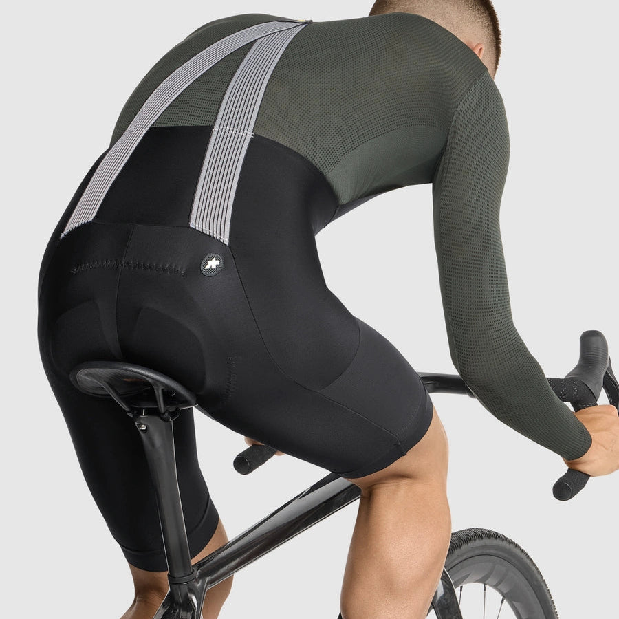 Kort sele-cuissard ASSOS TACTICA SPRING FALL T5 Sort