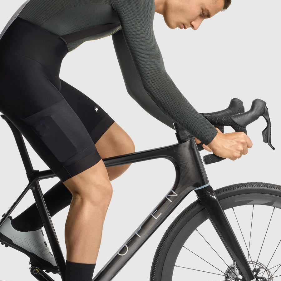 Kort sele-cuissard ASSOS TACTICA SPRING FALL T5 Sort
