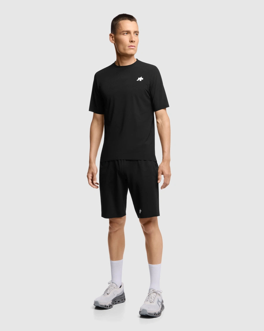 Trøje ASSOS TACTICA POST RIDE T5 Kortærmet Sort