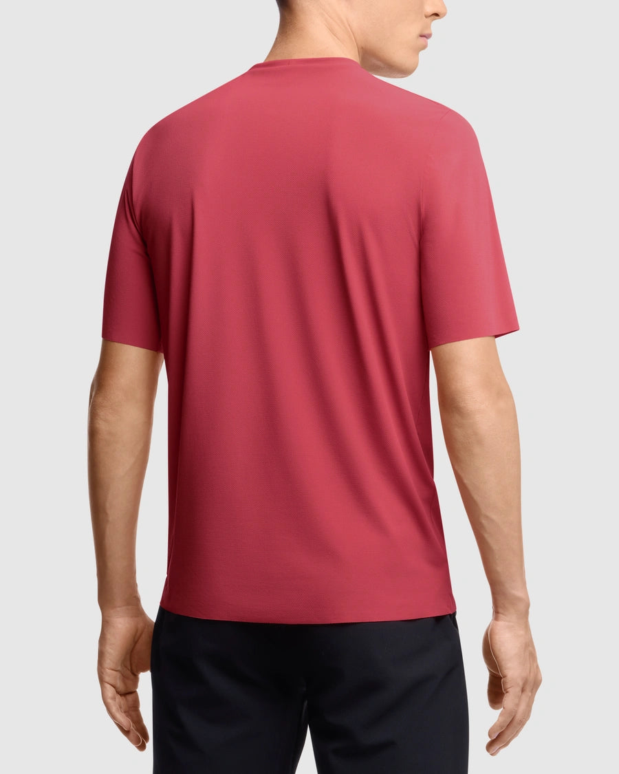 ASSOS TACTICA POST RIDE T5 Kortärmad Tröja Deep Berry