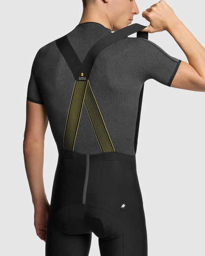 Bluză de Corp ASSOS EQUIPE SPRING FALL P1 Mânecă Scurtă Negru