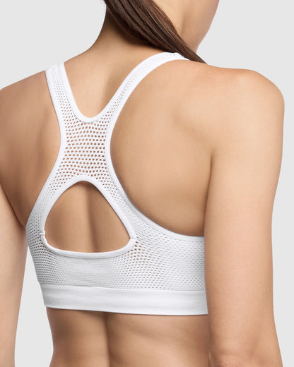 ASSOS CROPPED P1 Women's Sports Bra White