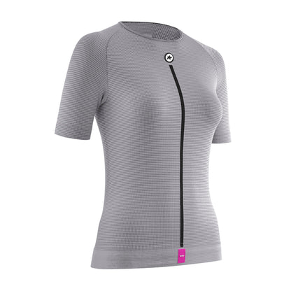 ASSOS NS SKIN LAYER P1 Short Sleeve Women's Base Layer Grey