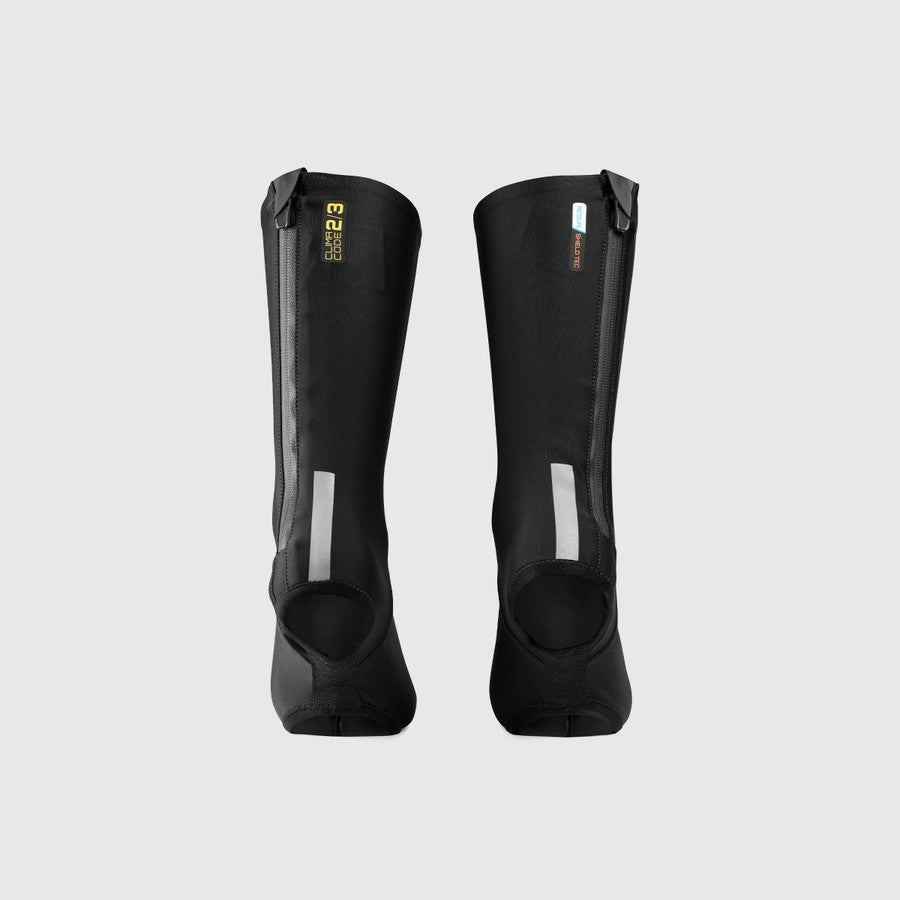 Skoovertræk ASSOS RS SPRING FALL RAIN P1 Sort