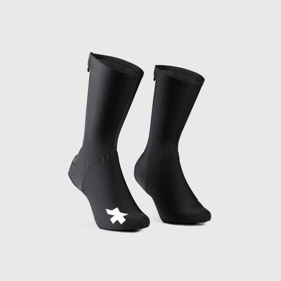 Skoovertræk ASSOS RS SPRING FALL RAIN P1 Sort