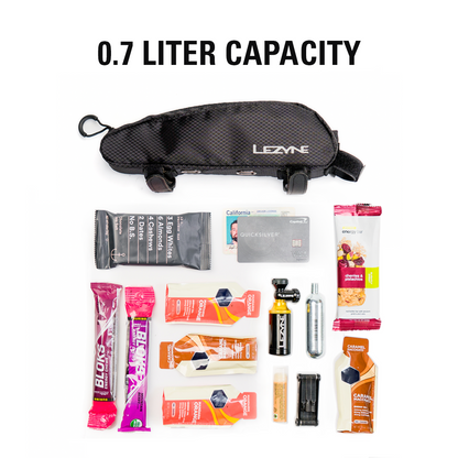 LEZYNE AERO ENERGY CADDY overrørstaske, sort