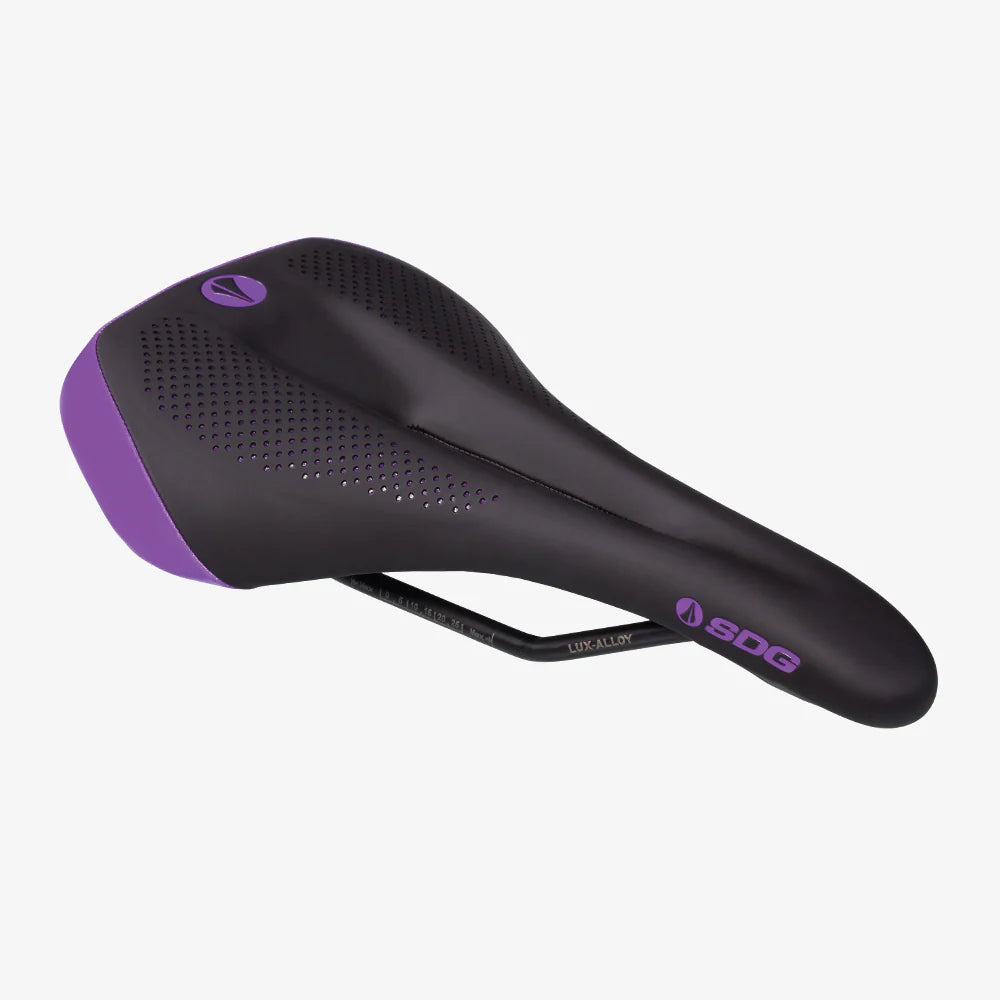 SDG ALLURE V2 Women's Saddle Lux-Alloy Rails Black/Purple