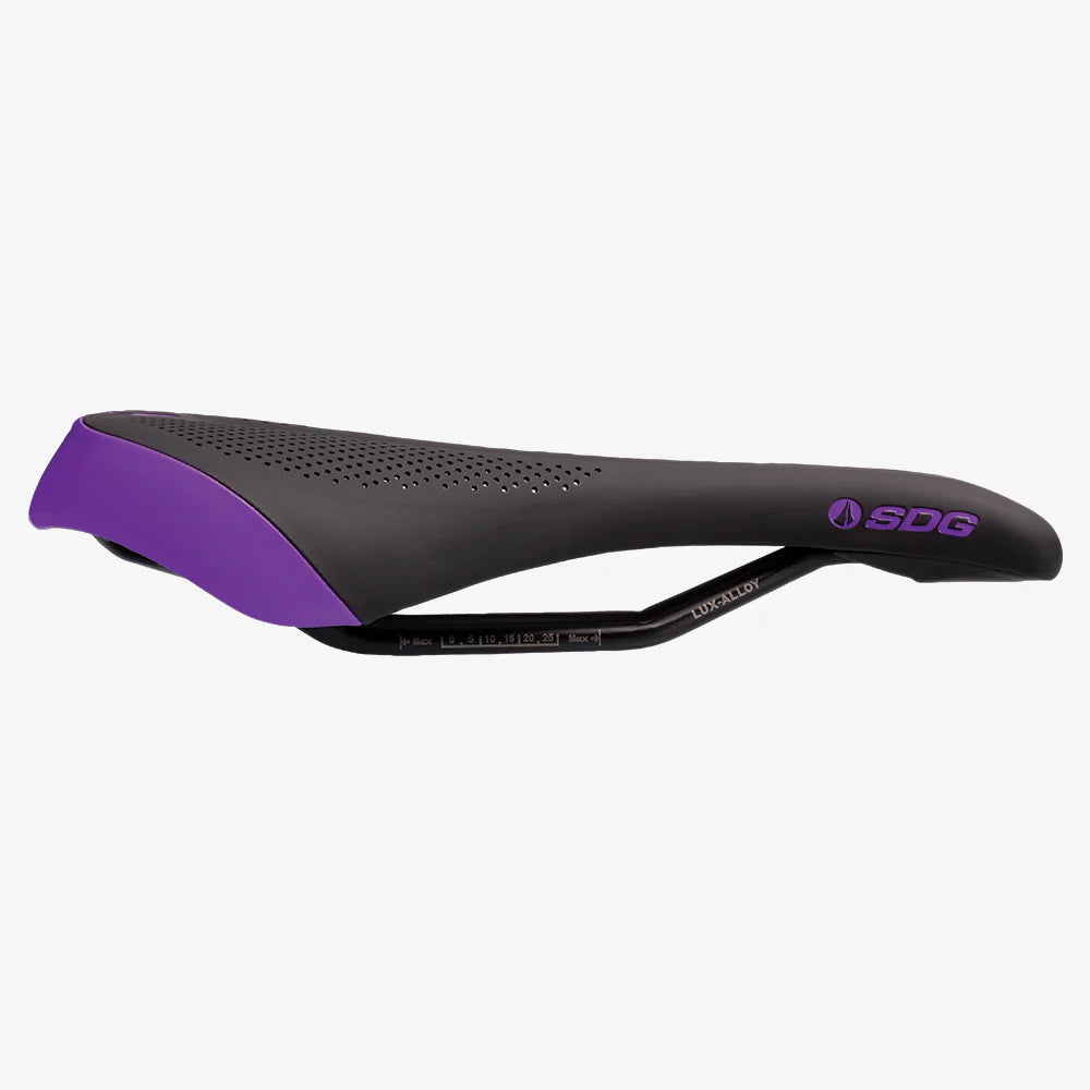 SDG ALLURE V2 Women's Saddle Lux-Alloy Rails Black/Purple